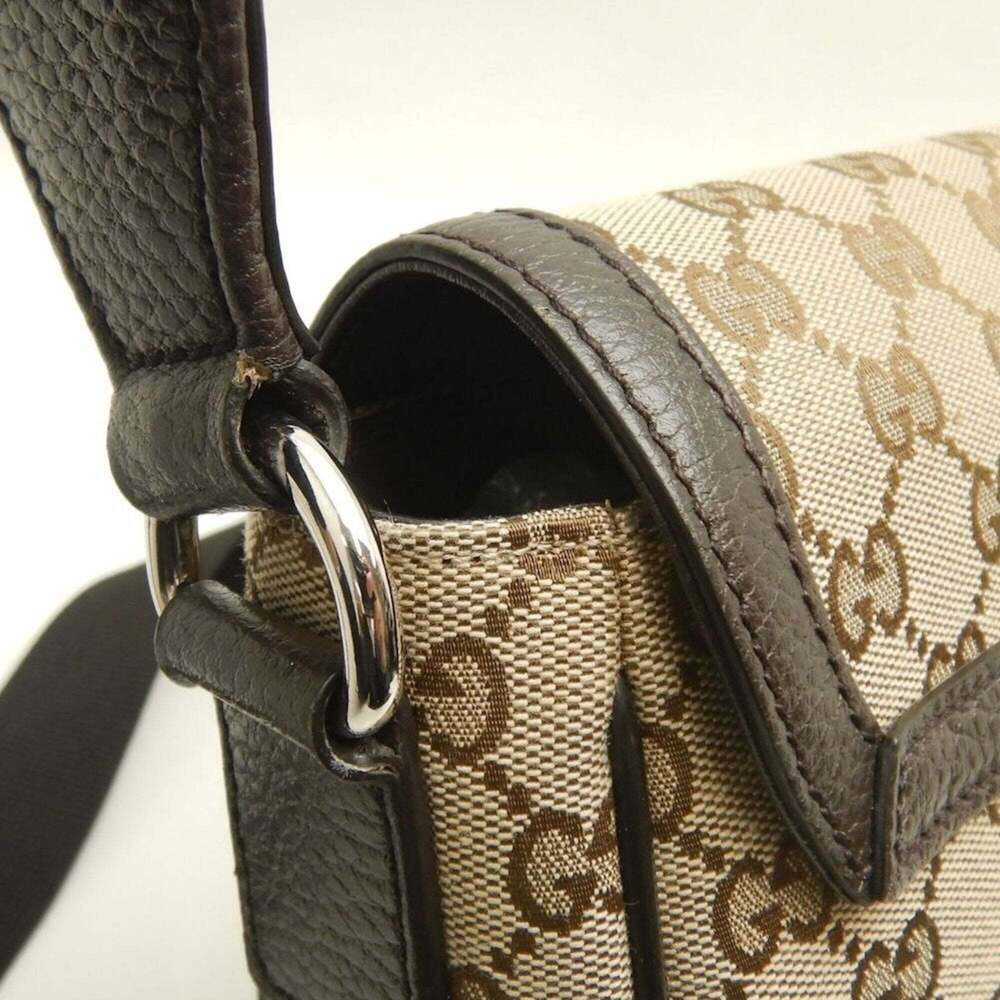 GUCCI Cream Leather Shoulder Bag - Picture 13 of 16